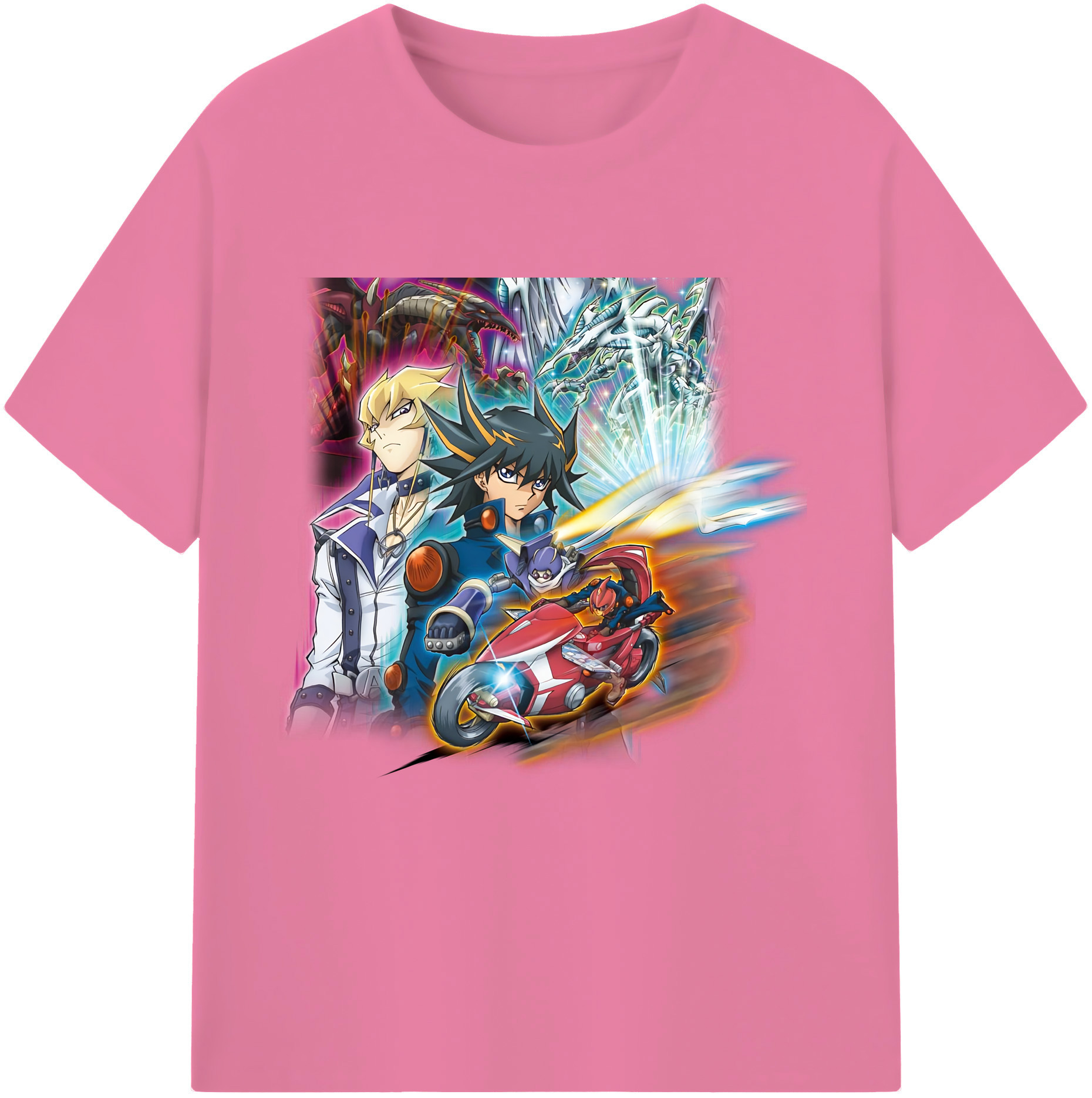 （画像用） 遊☆戯☆王 Yu-Gi-Oh! 綿100％半袖Tシャツ（フロントプリント）